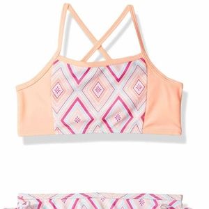CRAZY 8 PINK MULTI-COLOR BIKINI SET SIZE 8